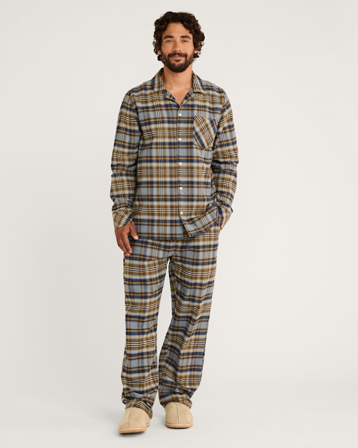 MEN'S PLAID FLANNEL PAJAMA SET